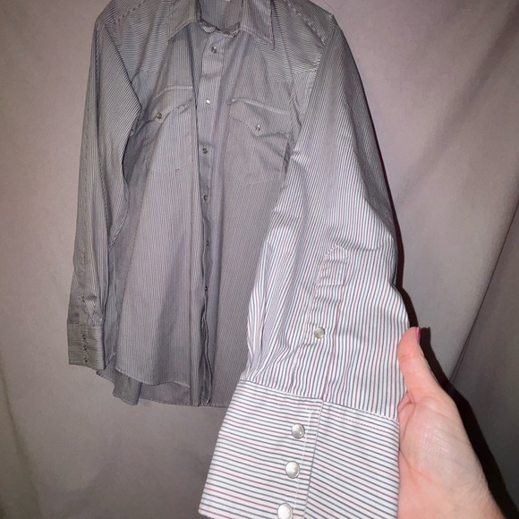 Men’s Classic Western Snap Close Dress Shirt - Picture 6 of 12